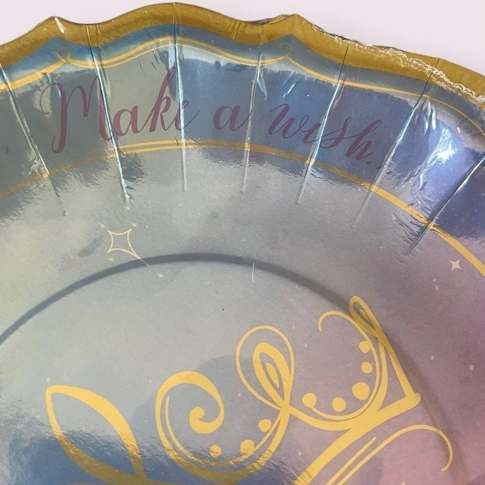 Disney Princess Cinderella Birthday Party Supplies Napkins Paper Plates Set New